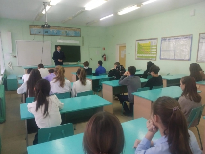 Сотрудником Балезинского межрайонного следственного отдела проведены мероприятия в МБОУ «Кожильская средняя общеобразовательная школа»