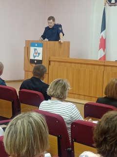 Руководитель Балезинского МСО выступил на совещании руководителей образовательных учреждений района по вопросам профилактики преступлений в отношении несовершеннолетних